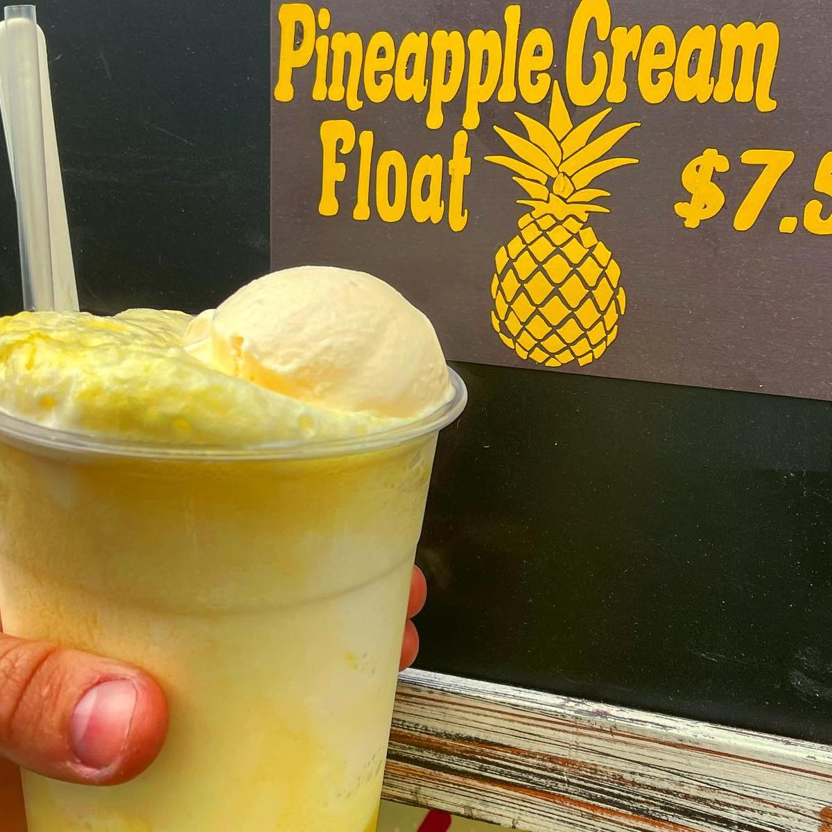 Pineapple Cream Float
